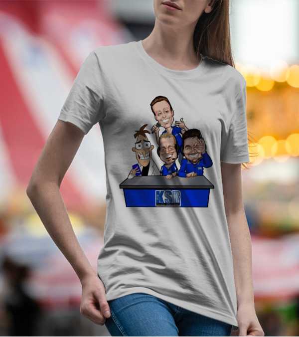 KSR Kentucky Sports Radio BigBlueAndrew New Logo Caricature Group T-Shirt