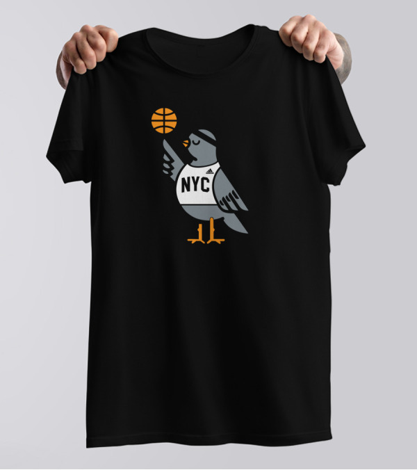 NWT NYC Pigeon Basketball JJ Redick T-Shirt