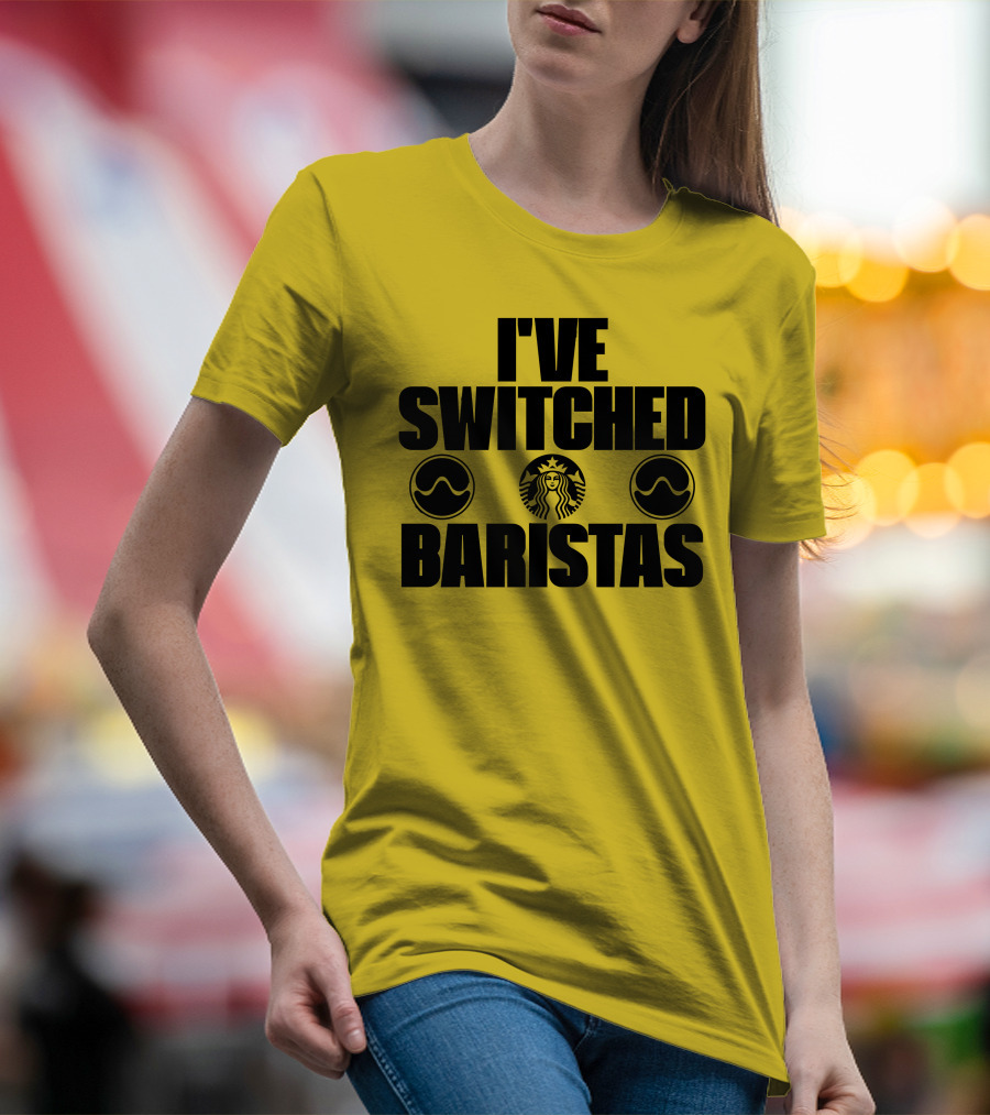 I've Switched Baristas Starbucks Pringles T-Shirt