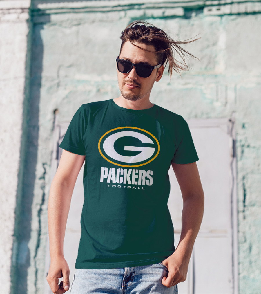 Green Bay Packers Football NFL Logo Packers Football T-Shirt
