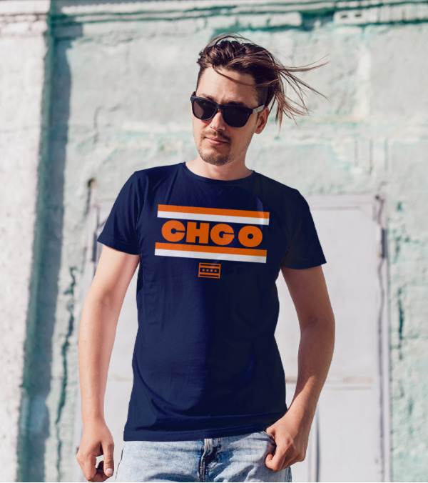 Chgo Bears Brenda Webber Chicago Stripes Stars T-Shirt