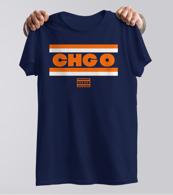 Chgo Bears Brenda Webber Chicago Stripes Stars T-Shirt