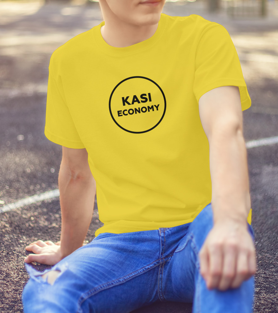 Kasi Economy Bold Circle Yellow T-Shirt