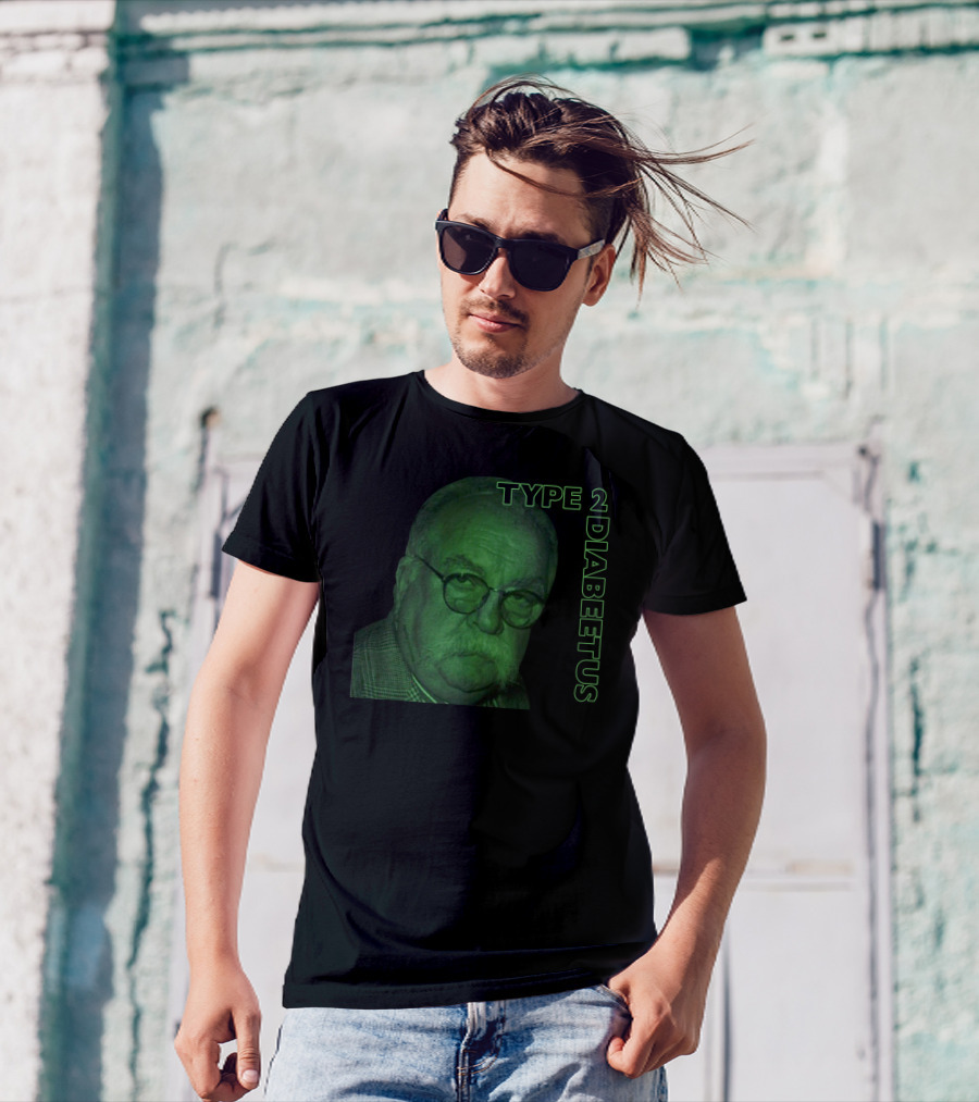 TYPE 2 DIABEETUS Green T-Shirt