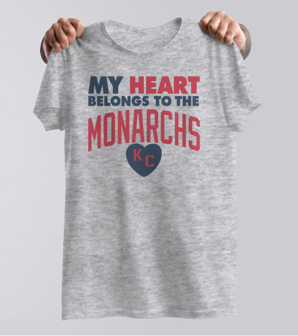 My Heart Belongs To The Monarchs KC T-Shirt