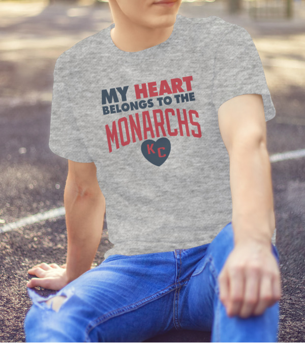 My Heart Belongs To The Monarchs KC T-Shirt