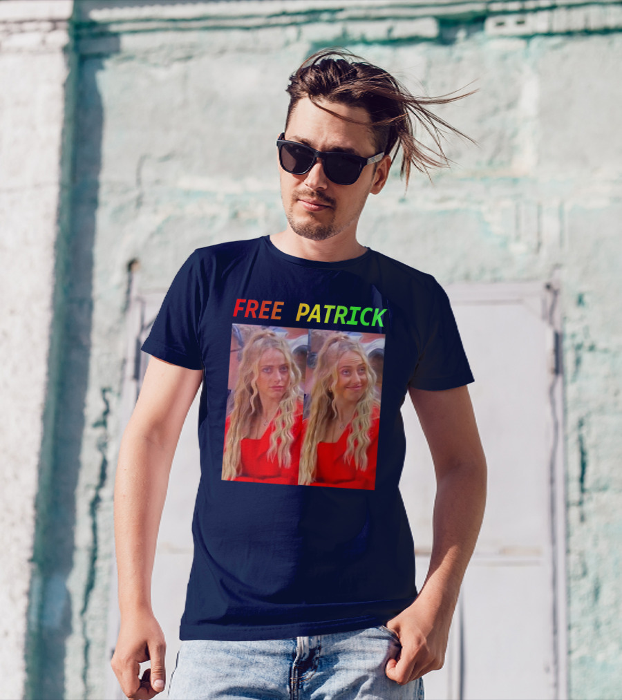 FREE PATRICK Double Image Red T-Shirt
