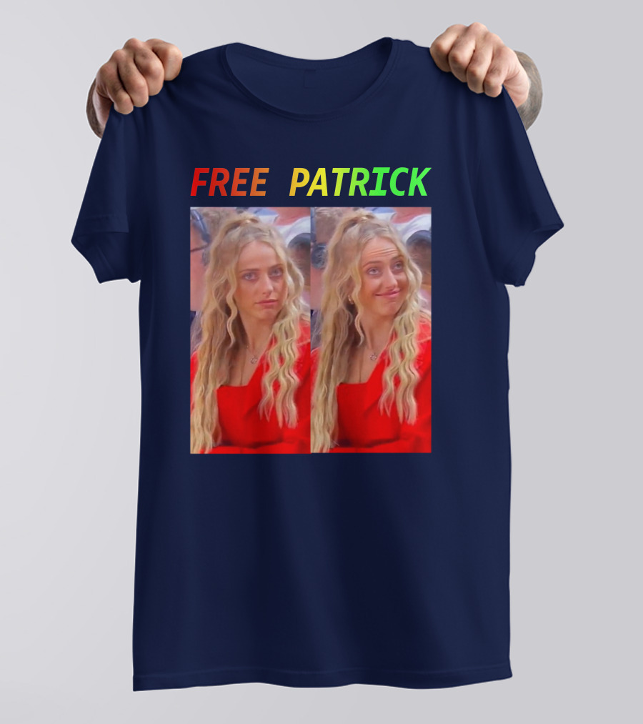 FREE PATRICK Double Image Red T-Shirt