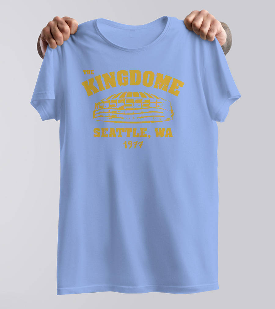 Simply Seattle Merch The Kingdome Seattle WA 1977 Retro Stadium T-Shirt