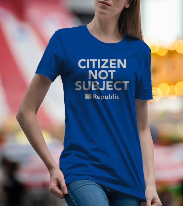 Citizen Not Subject Republic Campaign Movement T-Shirt