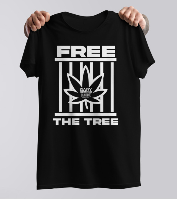 Free The Tree Gary Chambers U.S. Senate T-Shirt