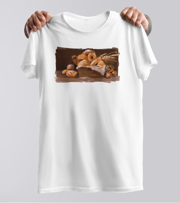 Wolfy The Witch Merchandise Bread Basket T-Shirt