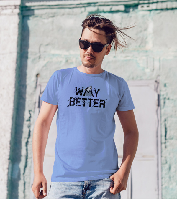 Way Better Wolf Stream Elements Merch Viss T-Shirt