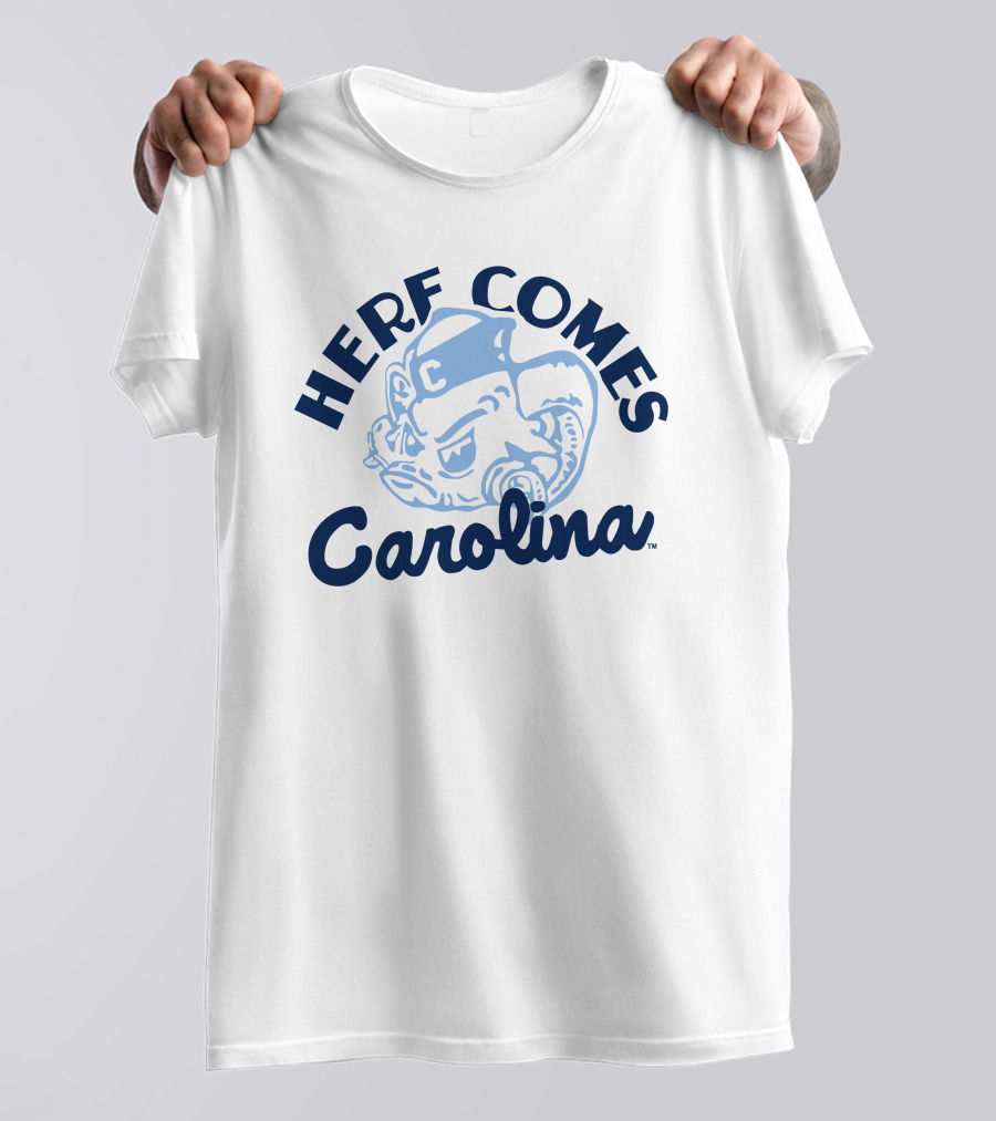 Herf Comes Carolina Tar Heel Ram T-Shirt