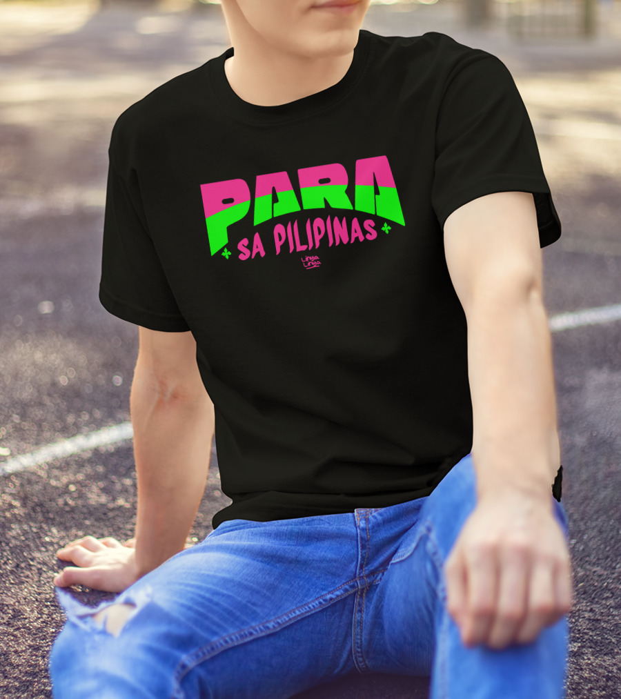 PARA SA PILIPINAS Linya-Linya T-Shirt