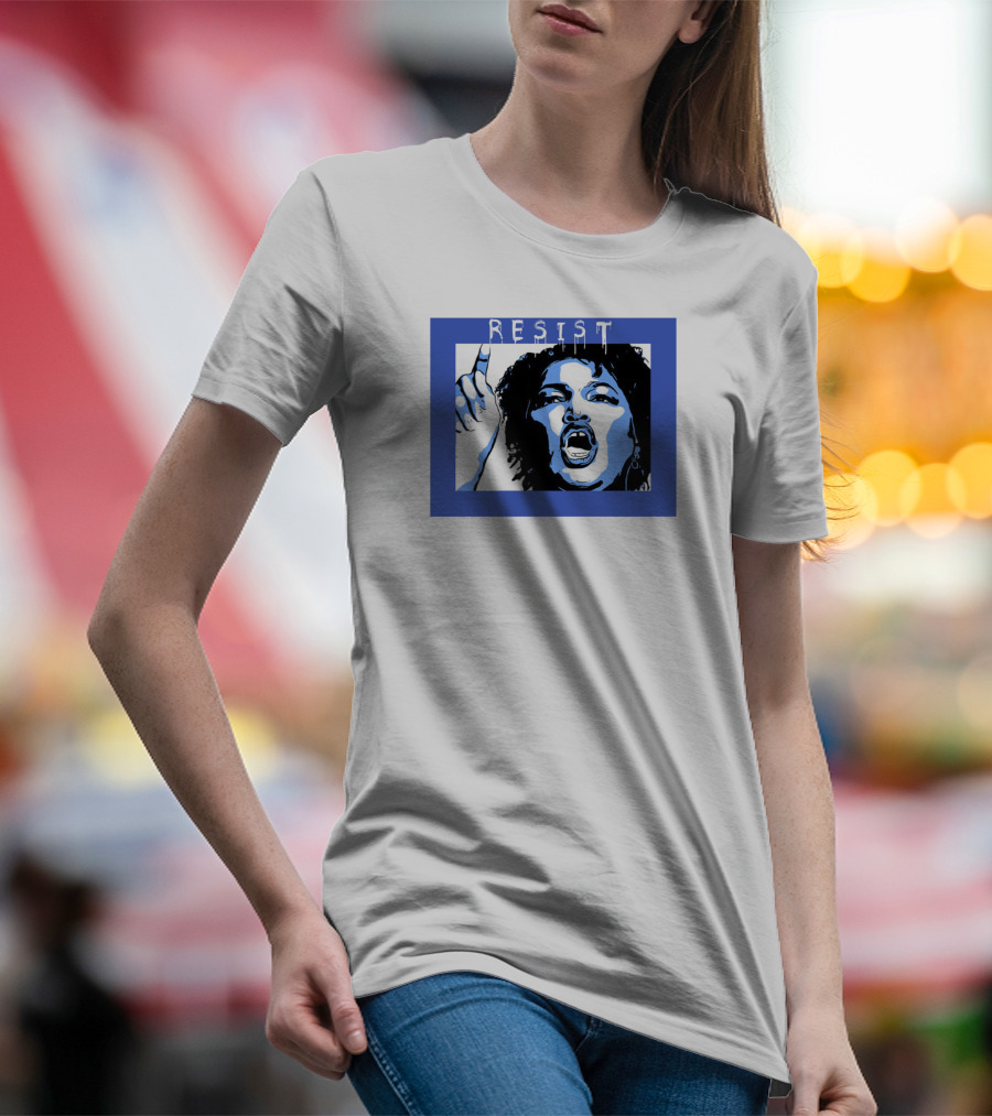 Liberal World Gear Company Merch Resist Stacey Abrams T-Shirt