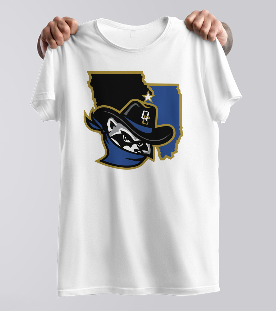 Quad Cities River Bandits Midwest League Baseball Logo 22 T-Shirt
