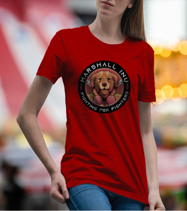MARSHALL INU MMA FIGHTING FOR FIGHTERS T-Shirt