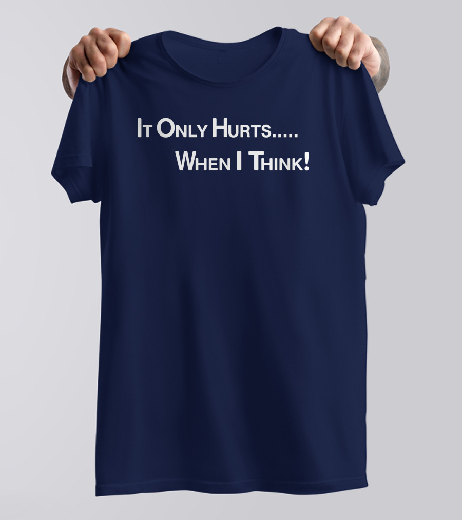 Wyco Vintage Merch 1980s George Carlin It Only Hurts When I Think T-Shirt