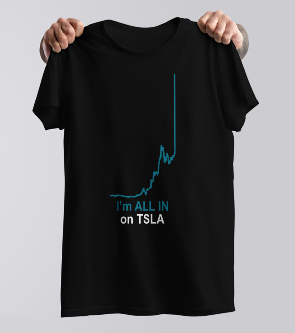 Warren Redlich Molon Tsla I'm All In On TSLA Come And Take It T-Shirt