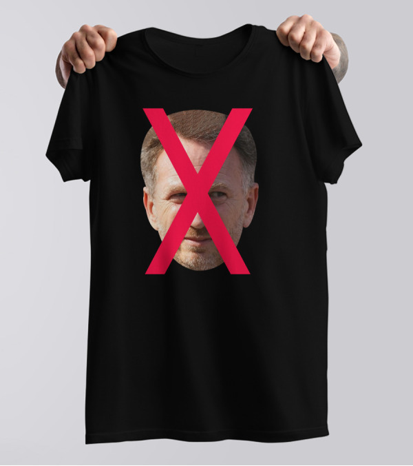 I Just Want Christian Horner To Lose Red Bull Manager Parody Face X T-Shirt