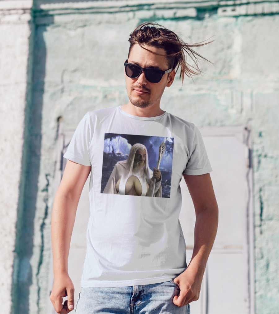 Raw Paw Merch Gandalf's Big Naturals Wizard T-Shirt