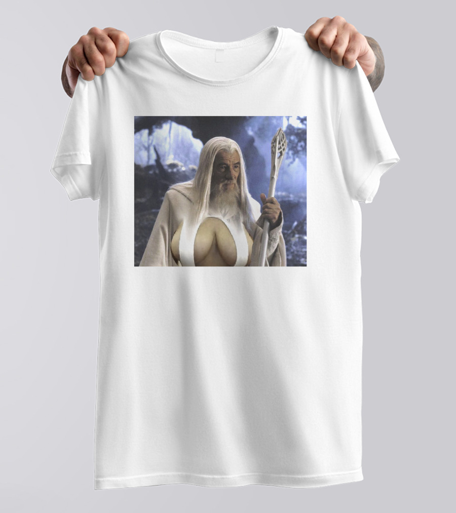 Raw Paw Merch Gandalf's Big Naturals Wizard T-Shirt