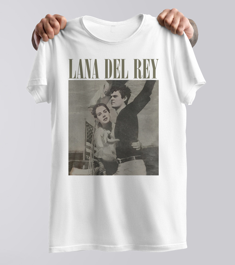 Lana Del Rey Amon Nostalgic Romance Iconography T-Shirt