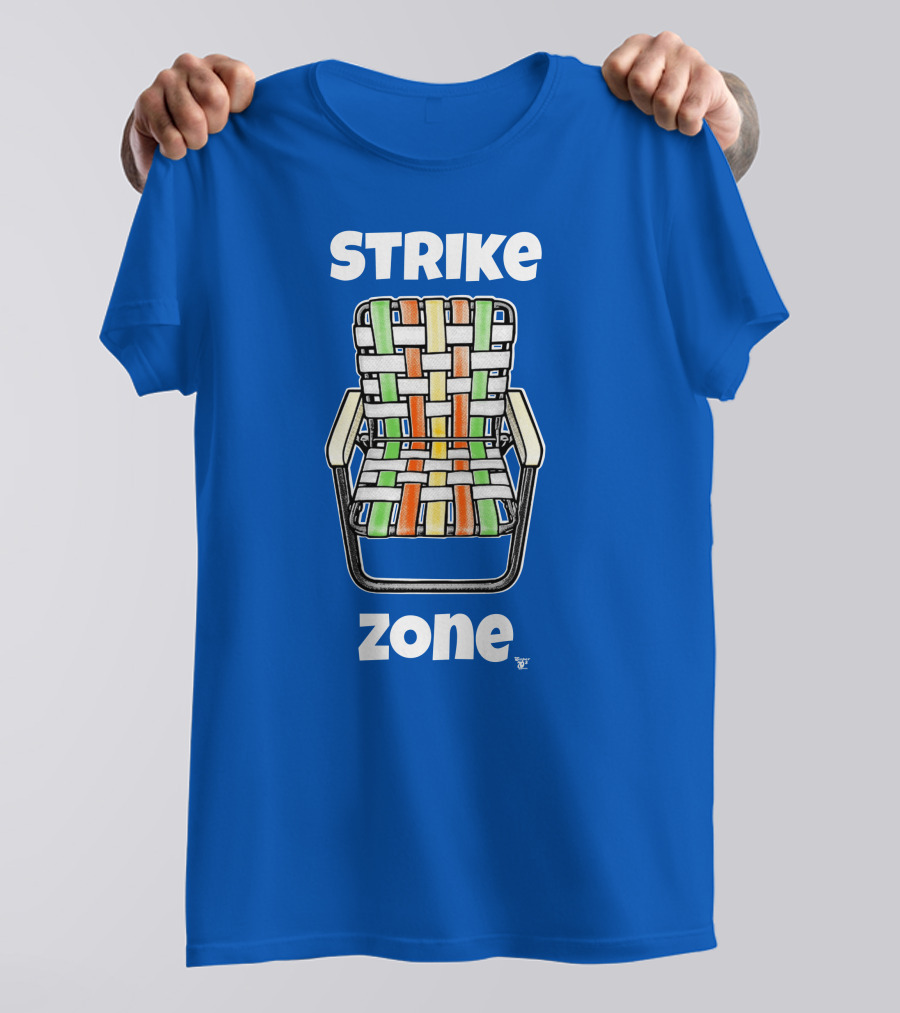 STRIKE ZONE Woven Colorful Chair T-Shirt