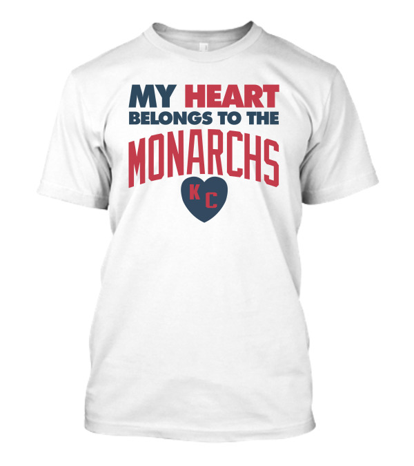 KC My Heart Belongs To The Monarchs T-Shirt