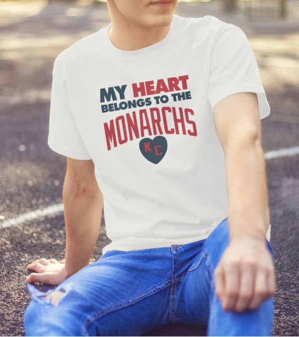 KC My Heart Belongs To The Monarchs T-Shirt