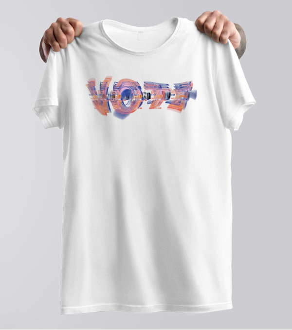 Amy Ordinary1world Distorted Vote Version T-Shirt
