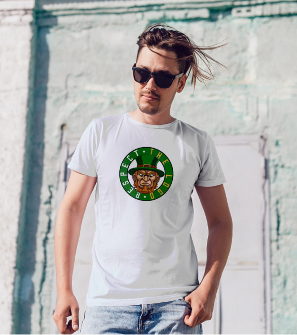 Glen Davis Respect The Logo Celtic Leprechaun T-Shirt