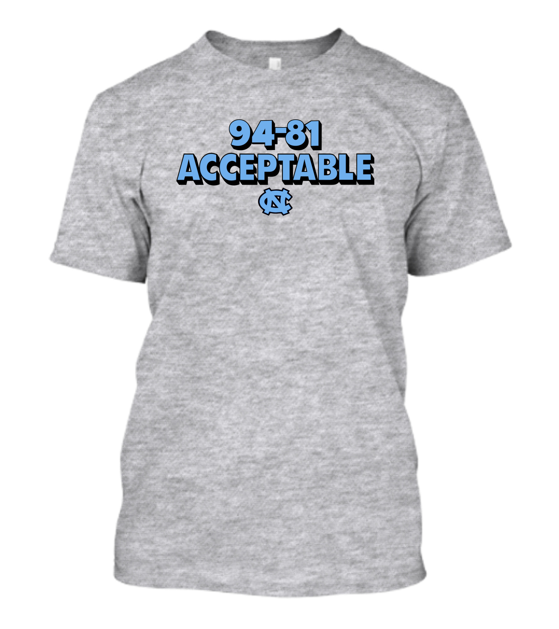 94-81 Acceptable UNC Victory T-Shirt