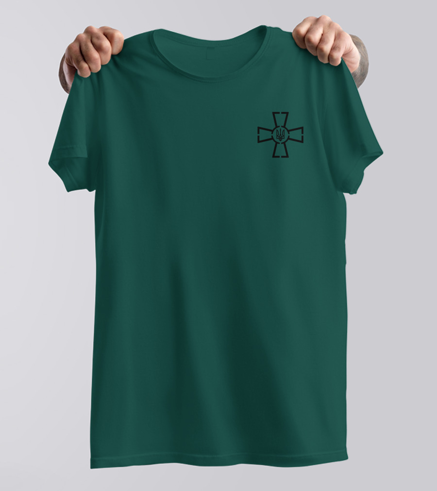 Zelenskyy Ukrainian Air Force Emblem Design With Cross And Tryzub T-Shirt