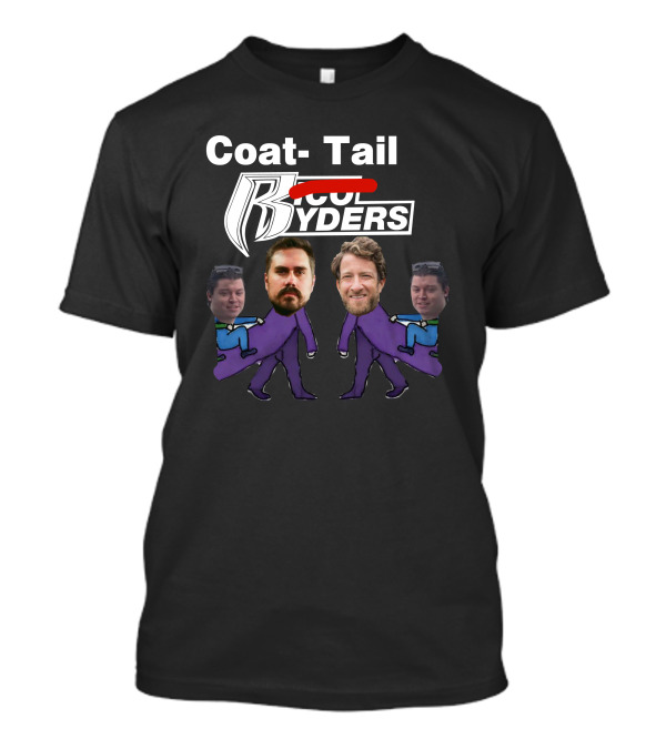 Dave Portnoy Coat-Tail Ryders Cartoon Characters With Faces T-Shirt
