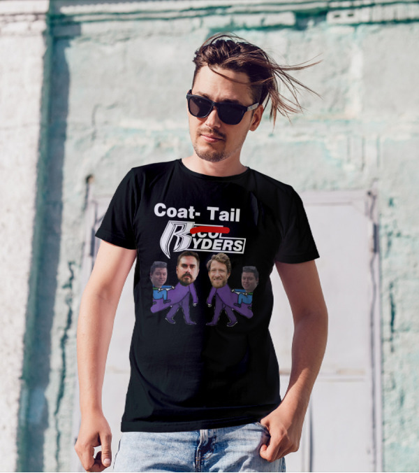 Dave Portnoy Coat-Tail Ryders Cartoon Characters With Faces T-Shirt