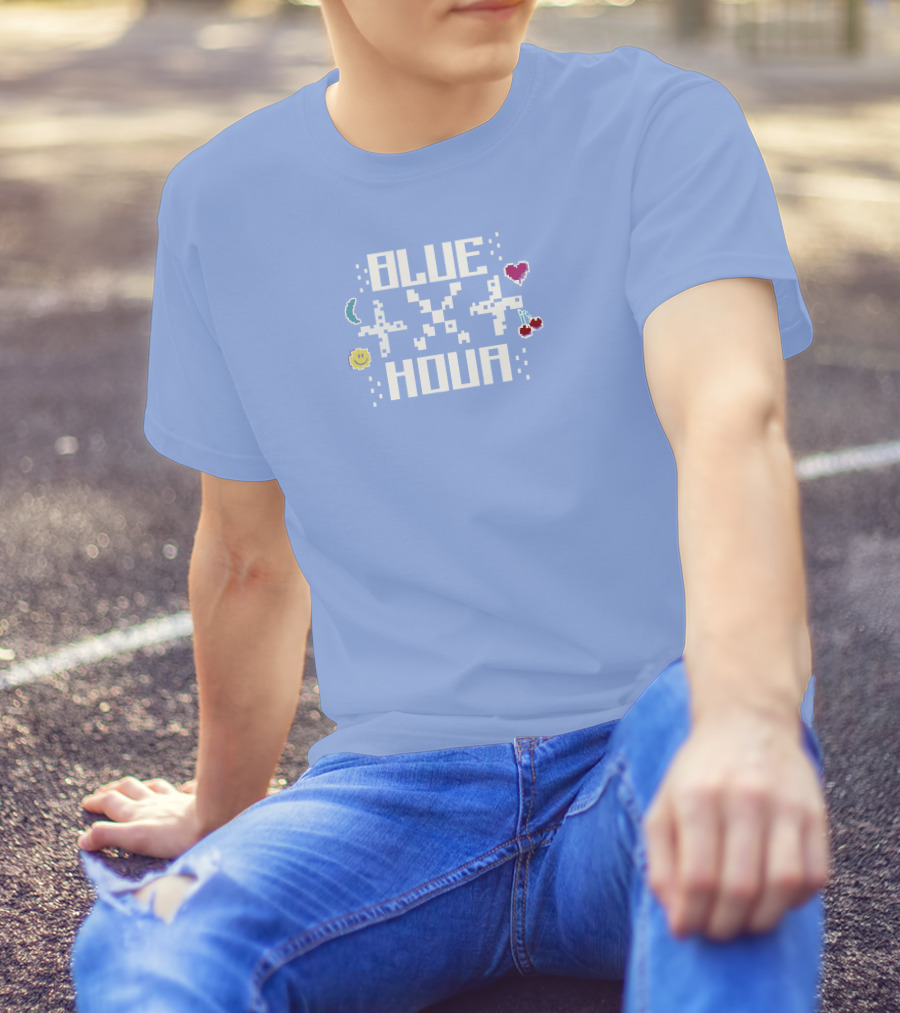 BLUE HOUR Moon Star Heart Sun Cherry T-Shirt