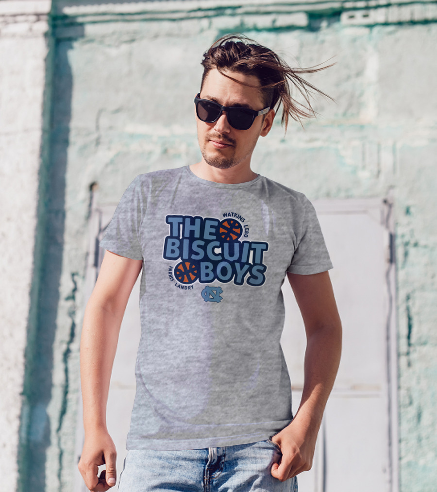 The Biscuit Boys Watkins Lebo Farris Landry UNC Basketball T-Shirt