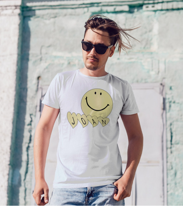 Happyhead Smiley Face Joan Love Hearts T-Shirt