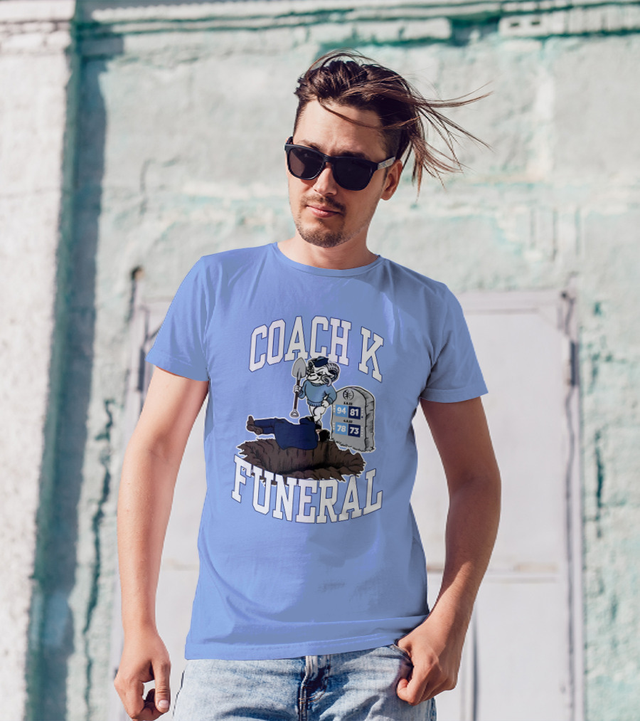 Coach K Funeral Blue Devil Victory 94-81 78-73 T-Shirt
