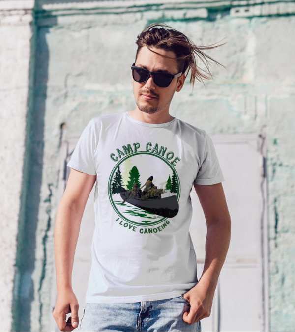 Camp Canoe I Love Canoeing Est. 2001 T-Shirt