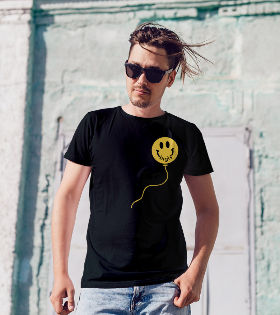 Bigly Smiley Face Balloon T-Shirt