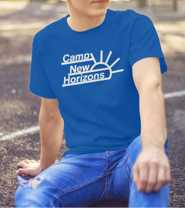 Camp New Horizons Camper Sunrise T-Shirt