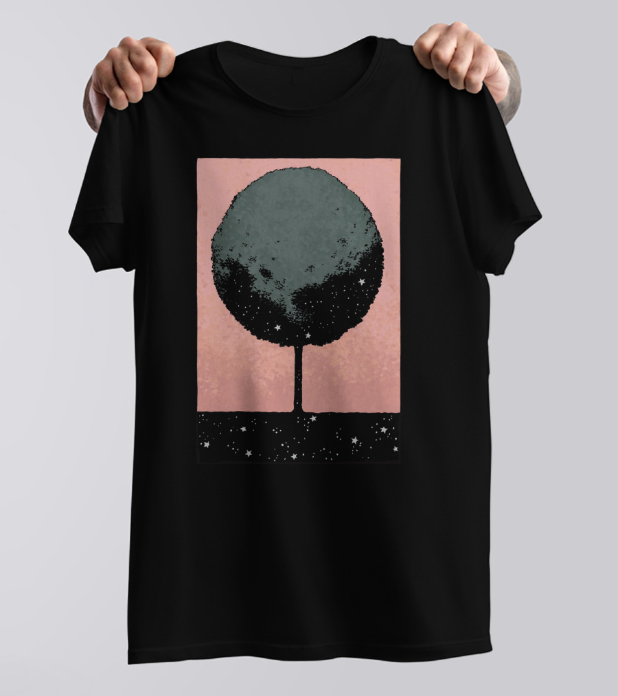 Tree Of Dreams Night Sky Stars T-Shirt