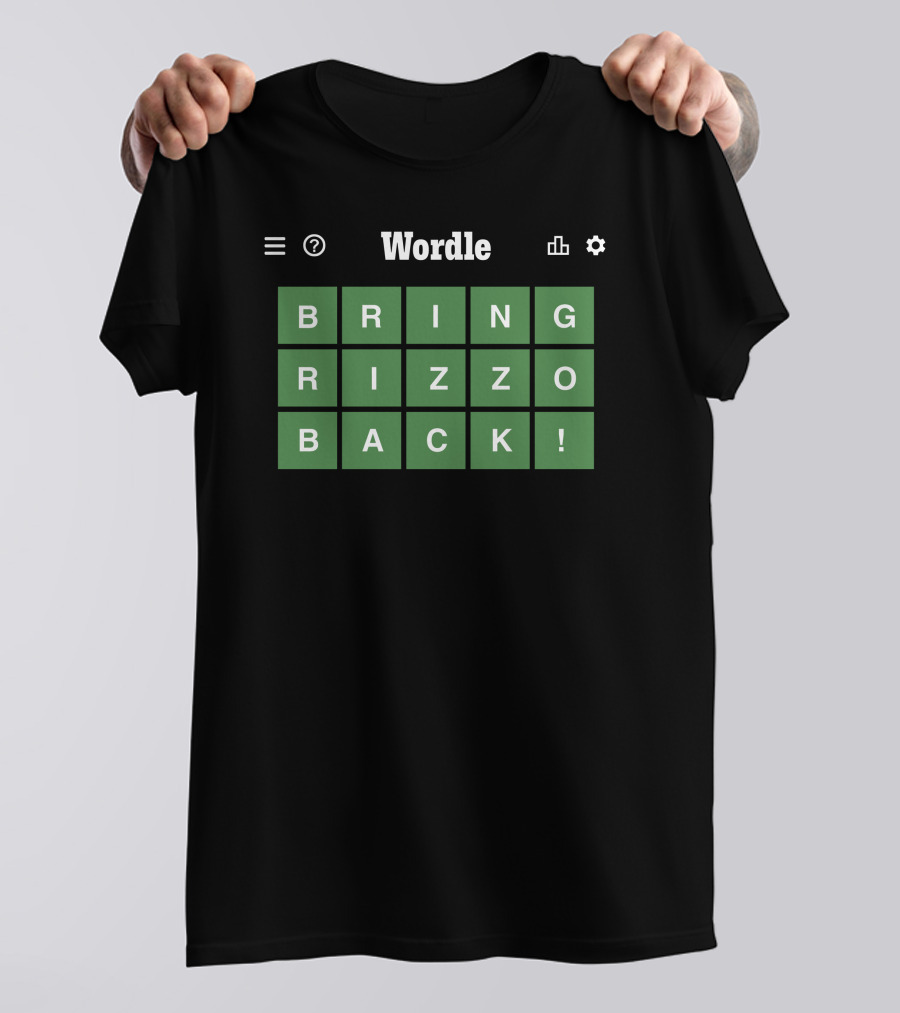 Wordle Bring Rizzo Back Puzzle题 T-Shirt