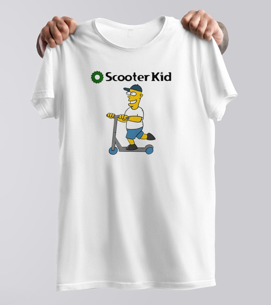 Kennybeats Scooter Kid Simpsons T-Shirt