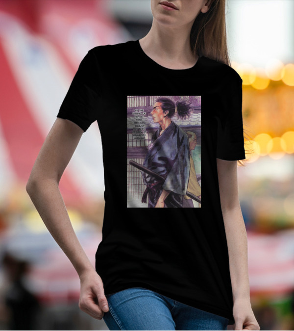 Miyamoto Musashi Rebirth Shimmen Takezo Manga Scene T-Shirt