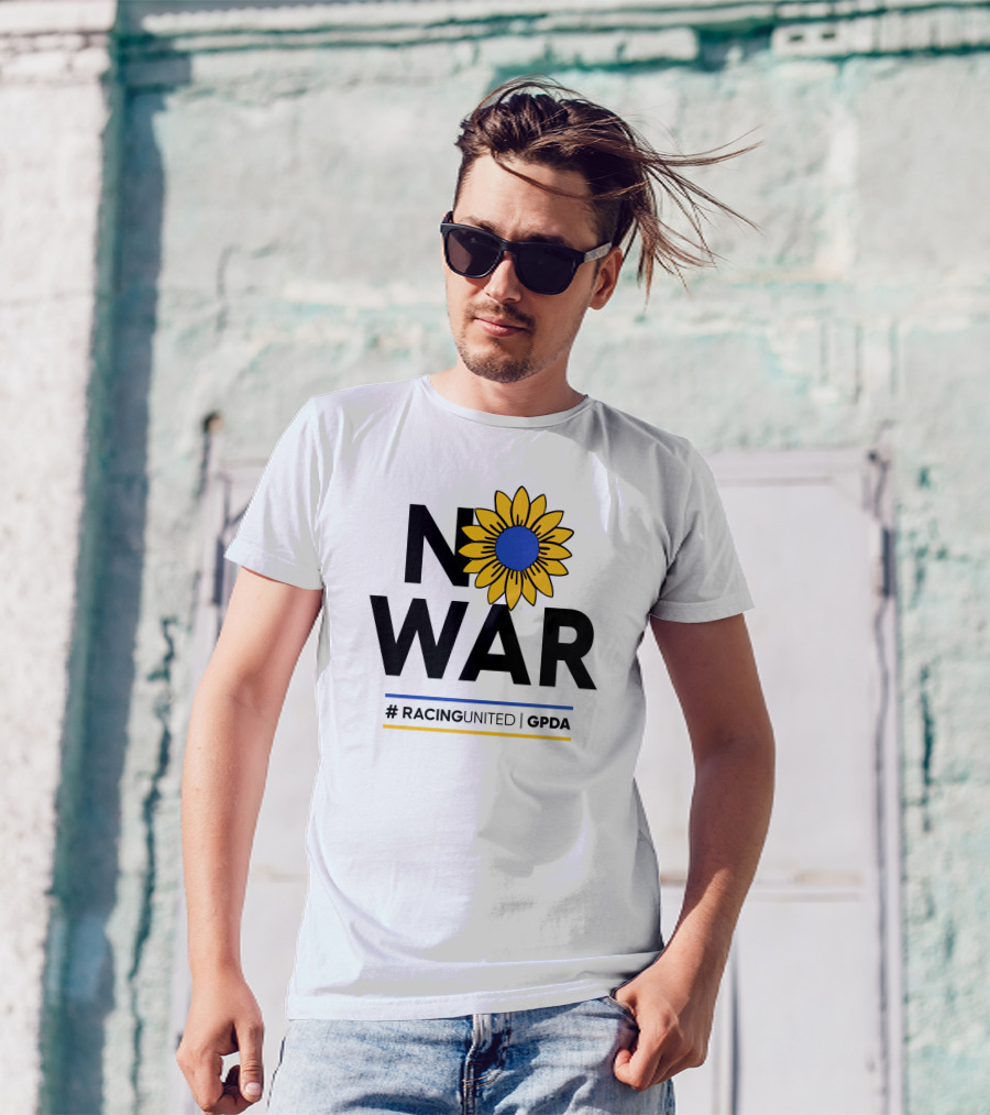 No War Racing United GPDA Lance Stroll Sunflower T-Shirt