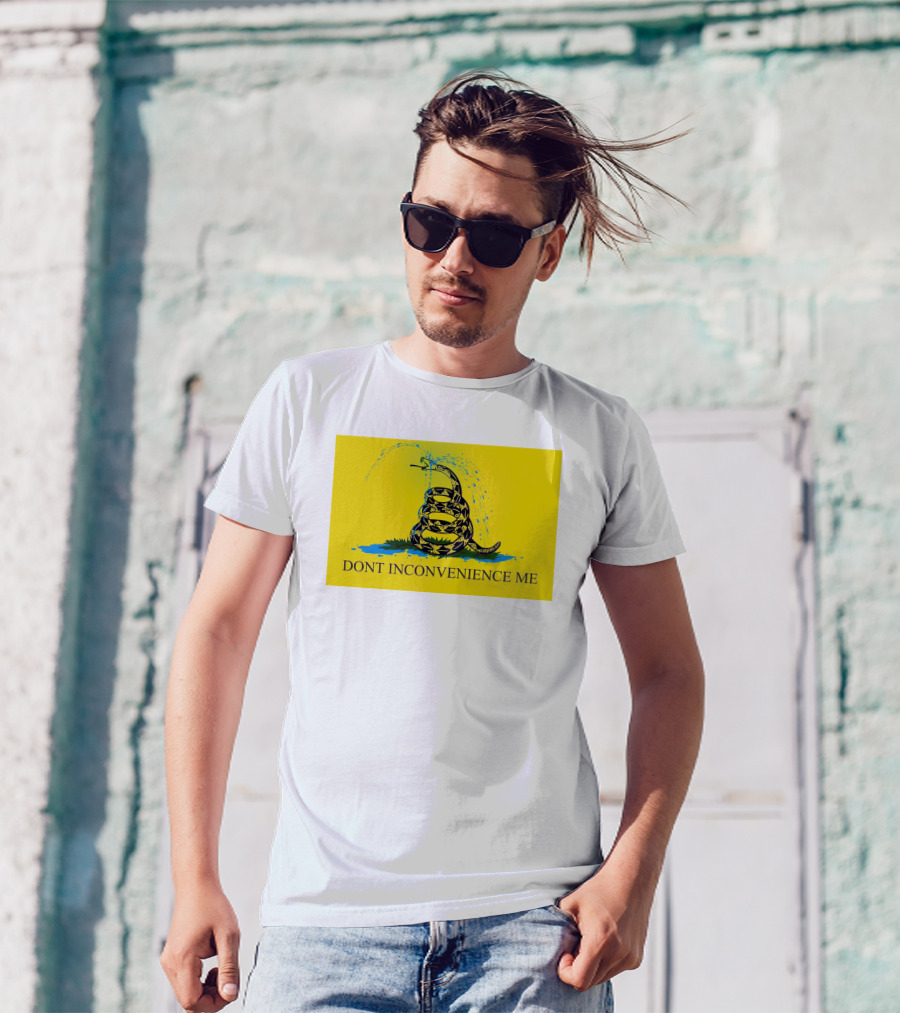 Jojofromjerz Don't Inconvenience Me Gadsden Flag T-Shirt